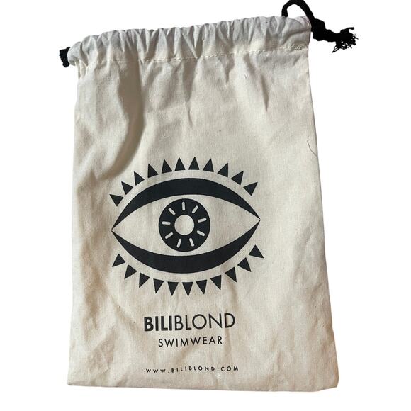 Biliblond Onepiece Overall Swim in Black Gold Womans XL NWT - Picture 13 of 13